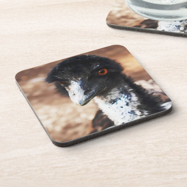 Piercing Eyes of the Outback Getränkeuntersetzer (Linke Seite)