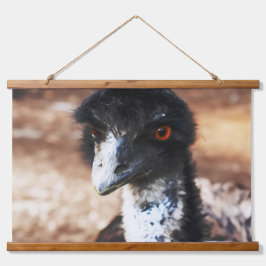 Piercing Eyes of the Outback Wandteppich Mit Holzrahmen