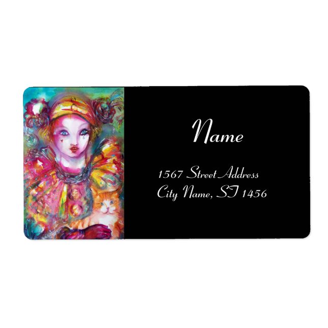 PIERO MIT KATZ 2 rosa, lila-gelb (Vorne)