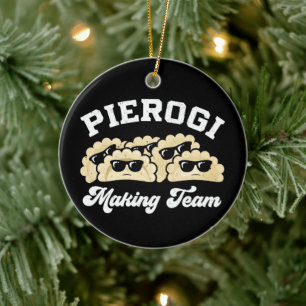 Pierogi-Herstellungsteam Pierogi-Macher Essen Poln Keramik Ornament