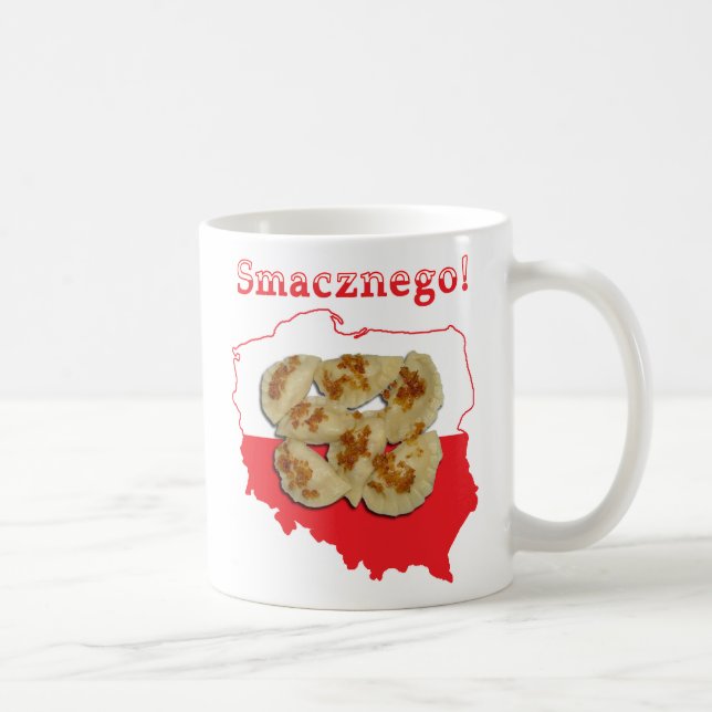 Pierogi Smacznego Polo Karte Kaffeetasse (Rechts)