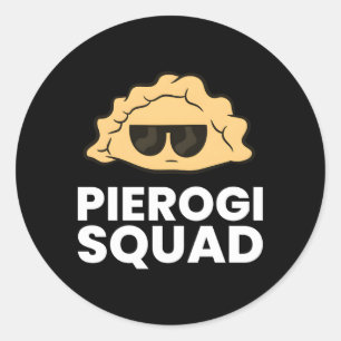 Pierogi Squad Polen Pierogi Runder Aufkleber