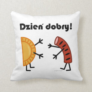 Pierogi u. Kielbasa - Dzien Dobry! Kissen