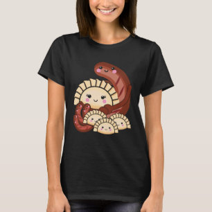 Pierogi und Kielbasa Polen Traditionelles Food Pun T-Shirt