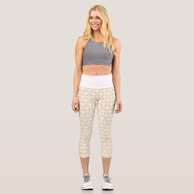 Pierogi Yoga Capri Leggings (Recto)