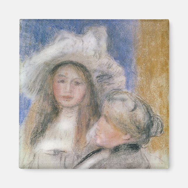 Pierre A Renoir | Berthe Morisot und ihre Tochter Magnet (Vorne)