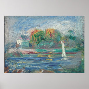 Pierre A Renoir   Der Blaue Fluss Poster