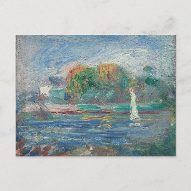 Pierre A Renoir | Der Blaue Fluss Postkarte (Vorderseite)
