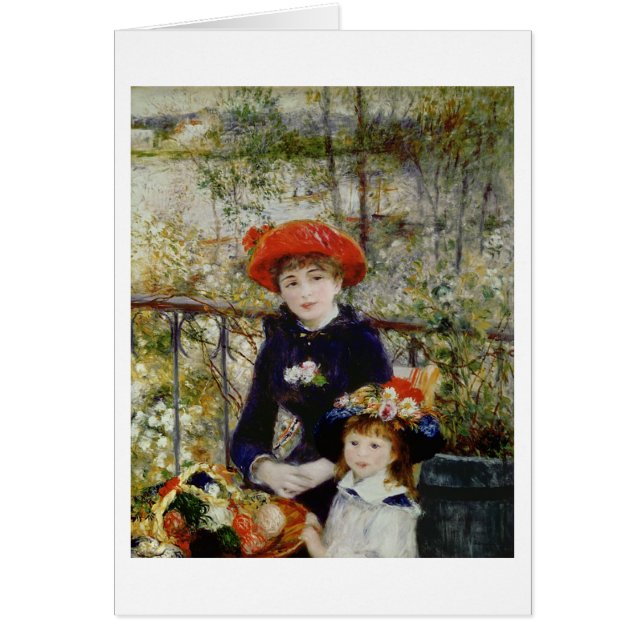 Pierre A Renoir | Deux Soeurs, ou Sur La Terrasse (Devant)