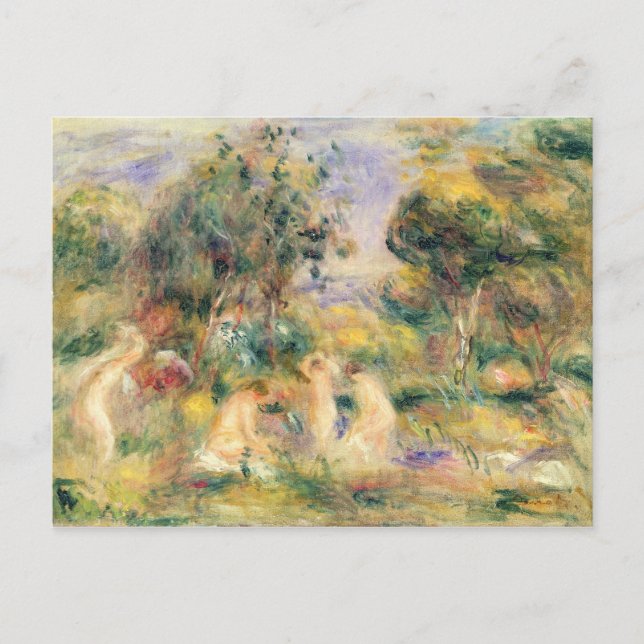 Pierre A Renoir | Die Bathers Postkarte (Vorderseite)