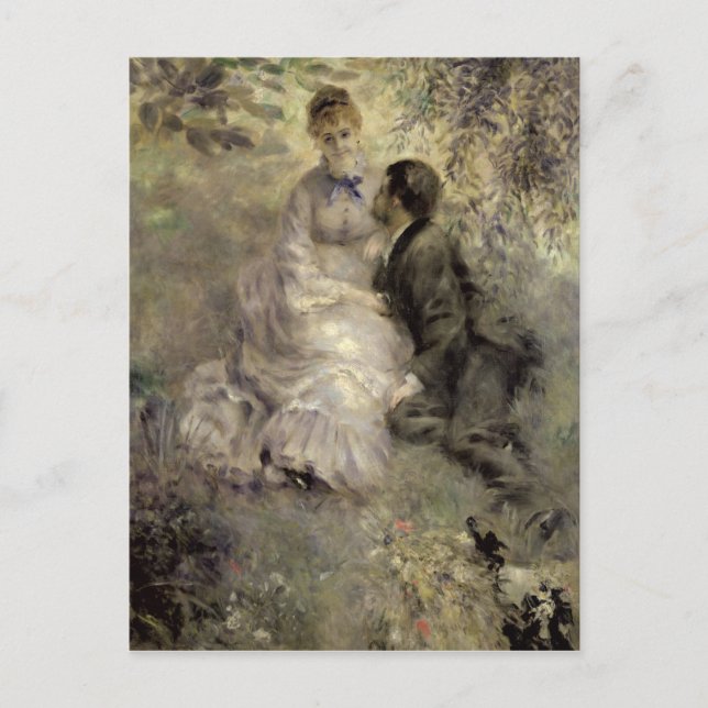 Pierre A Renoir | Die Liebenden Postkarte (Vorderseite)