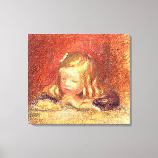 Pierre A Renoir | Kakao an der Tabelle Leinwanddruck (Vorderseite)