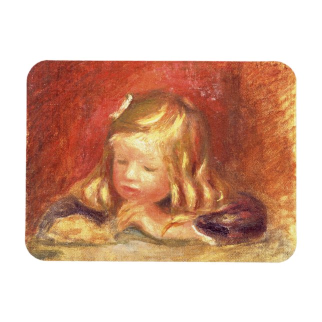 Pierre A Renoir | Kakao an der Tabelle Magnet (Horizontal)