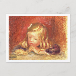 Pierre A Renoir Kakao an der Tabelle Postkarte