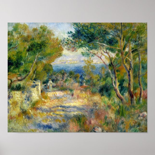 Pierre A Renoir | L'Estaque Poster (Vorne)