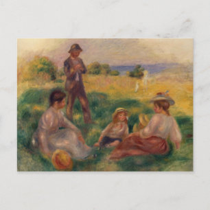 Pierre A Renoir   Party in Berneval Einladungspostkarte