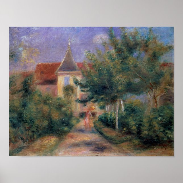 Pierre A Renoir | Renoir-Haus bei Essoyes Poster (Vorne)