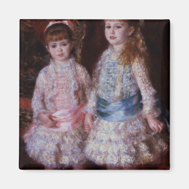 Pierre A Renoir | Rosa und Blau Magnet (Vorne)