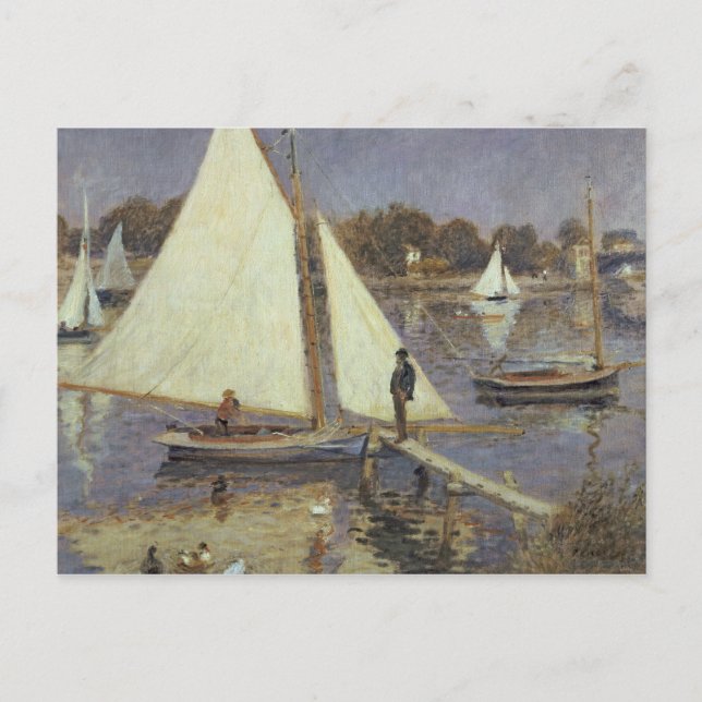 Pierre A Renoir | Seine in Argenteuil Postkarte (Vorderseite)