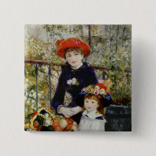 Pierre A Renoir Zwei Schwestern oder auf der Terr Button