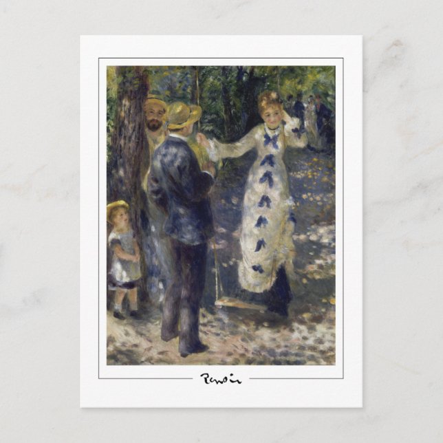 Pierre-Auguste Renoir #21-3 - Fine Art Postcard Postkarte (Vorderseite)