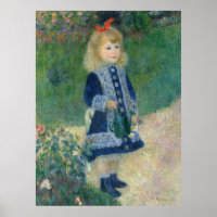 Pierre Auguste Renoir A Girl with a Watering Can