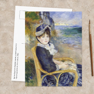 Pierre-Auguste Renoir - Am Meer Postkarte