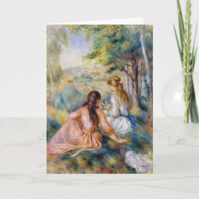 Pierre-Auguste Renoir - Auf der Wiese Karte (Vorderseite)