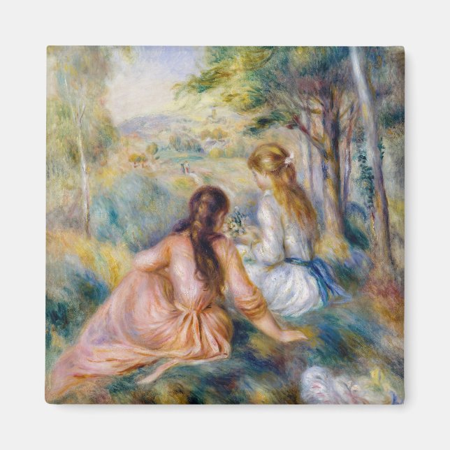 Pierre-Auguste Renoir - Auf der Wiese Magnet (Vorne)