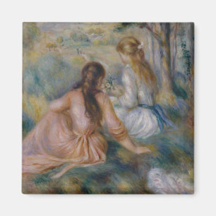 Pierre Auguste Renoir   Auf der Wiese Magnet