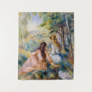 Pierre-Auguste Renoir - Auf der Wiese Wandteppich