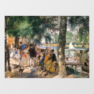 Pierre-Auguste Renoir - Baden an der Seine Fensteraufkleber