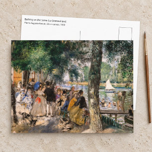 Pierre-Auguste Renoir - Baden an der Seine Postkarte