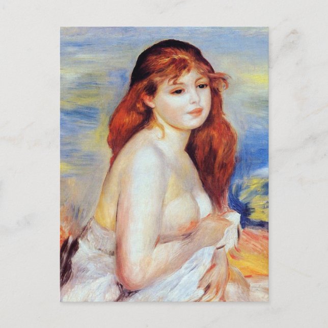 Pierre Auguste Renoir - Bather Postkarte (Vorderseite)