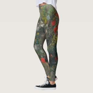 Pierre-Auguste Renoir - Blume in einer Vase 1866 Leggings