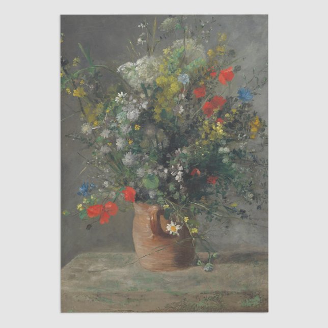 Pierre-Auguste Renoir - Blume in einer Vase 1866 Seidenpapier (Von Creator hochgeladen)