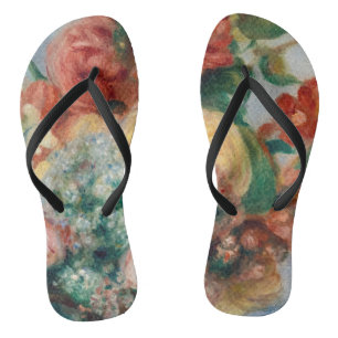 Pierre-Auguste Renoir - Blume in einer Vase Flip Flops