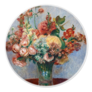 Pierre-Auguste Renoir - Blume in einer Vase Keramikknauf