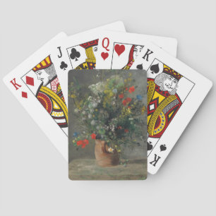 Pierre-Auguste Renoir - Blumen in einer Vase 1866 Spielkarten