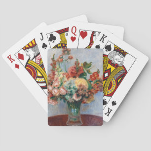Pierre-Auguste Renoir - Blumen in einer Vase Spielkarten