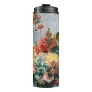 Pierre-Auguste Renoir - Blumen in einer Vase Thermosbecher
