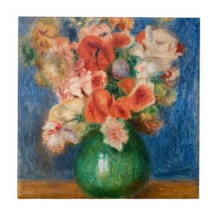 Pierre-Auguste Renoir - Blumenstrauß Fliese