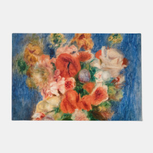 Pierre-Auguste Renoir - Blumenstrauß Fußmatte