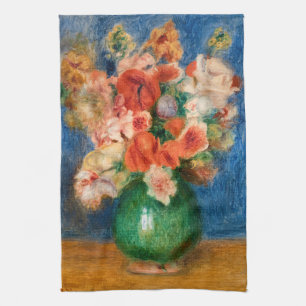 Pierre-Auguste Renoir - Blumenstrauß Geschirrtuch