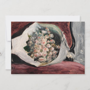 Pierre-Auguste Renoir - Blumenstrauß in einer Loge Einladung