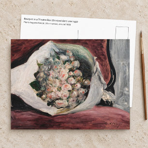 Pierre-Auguste Renoir - Blumenstrauß in einer Loge Postkarte
