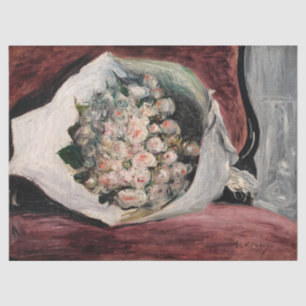Pierre-Auguste Renoir - Blumenstrauß in einer Loge Seidenpapier