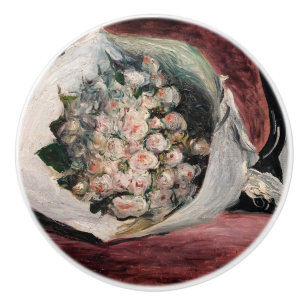 Pierre-Auguste Renoir - Blumenstrauß in einer Scha Keramikknauf