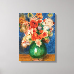 Pierre-Auguste Renoir - Blumenstrauß Leinwanddruck