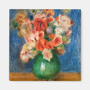 Pierre-Auguste Renoir - Blumenstrauß Magnet